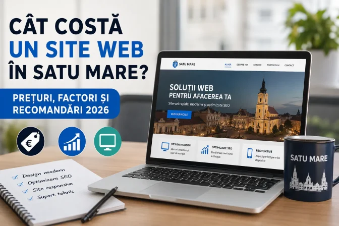 Cât costă un site web în Satu Mare? Ghid complet de prețuri, factori și recomandări