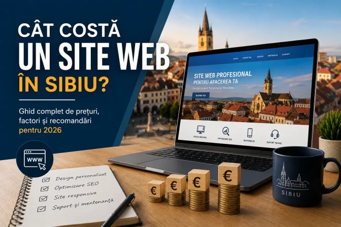 Cât costă un site web în Sibiu? Ghid complet de prețuri, factori și recomandări