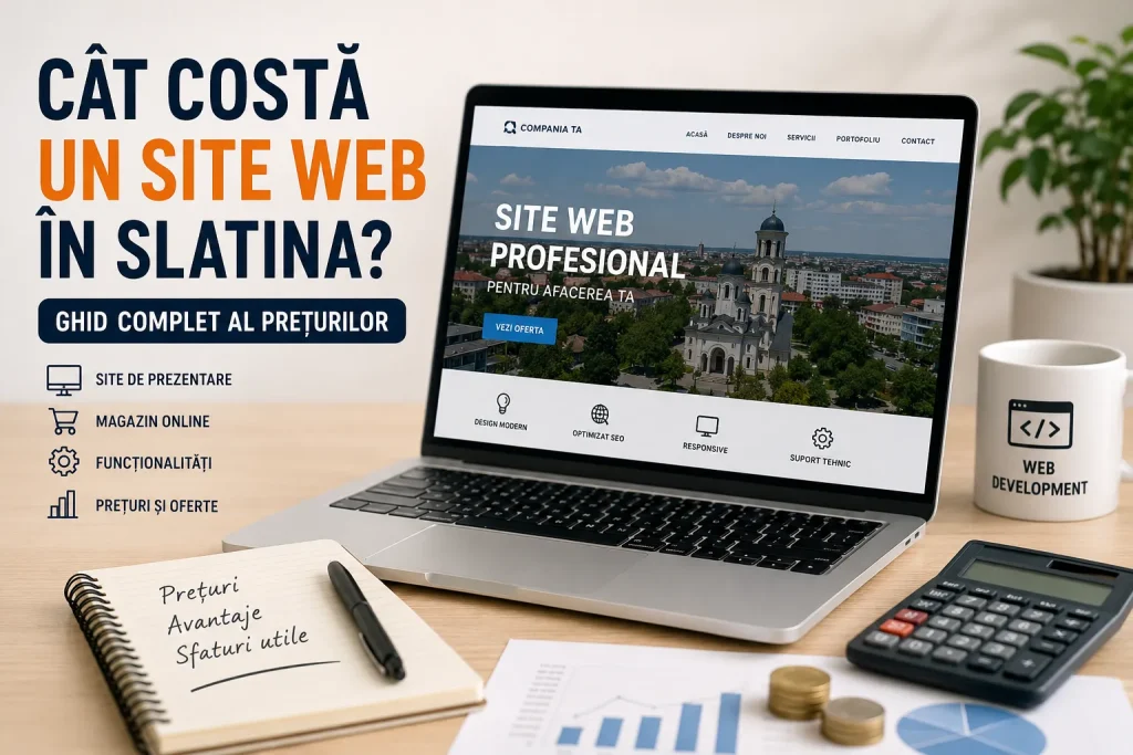 Cât costă un site web în Slatina