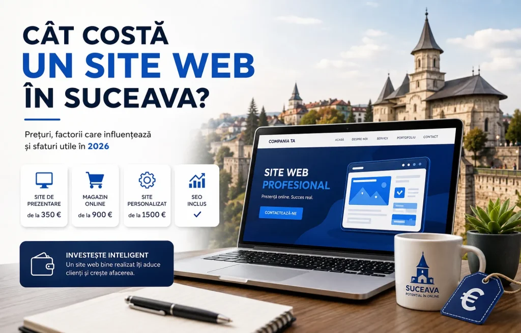 Cât costă un site web în Suceava