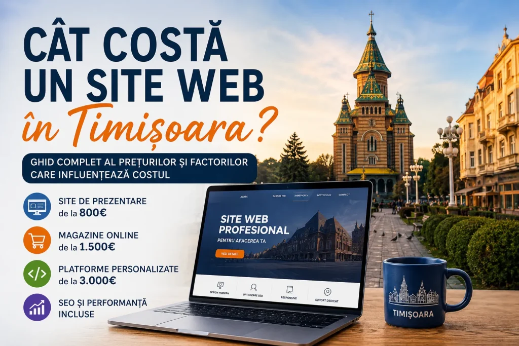 Cât costă un site web în Timișoara