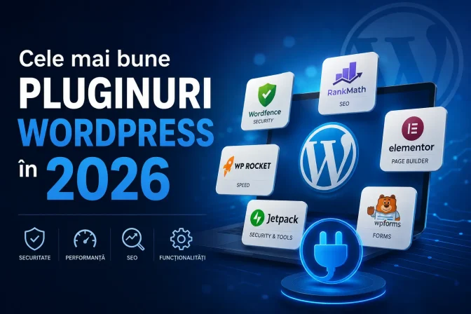 Cele mai bune pluginuri WordPress în 2026 – Ghid complet pentru performanță, securitate și SEO