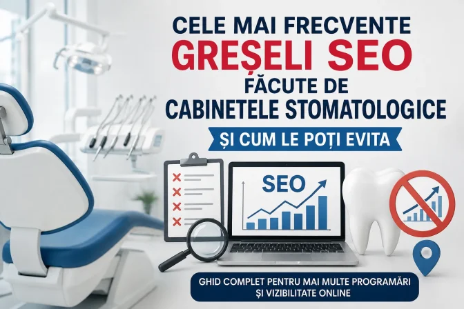 Cele mai frecvente greșeli SEO făcute de cabinetele stomatologice și cum le poți evita
