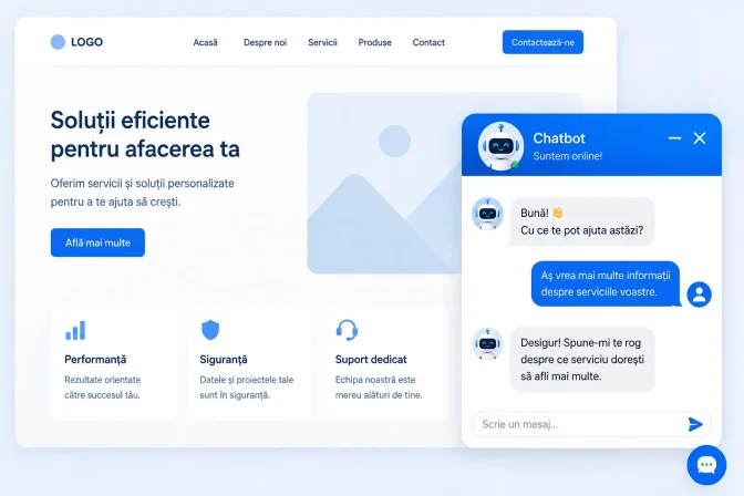 Chatbot pe site: ghid complet pentru creșterea conversiilor și automatizarea suportului clienți