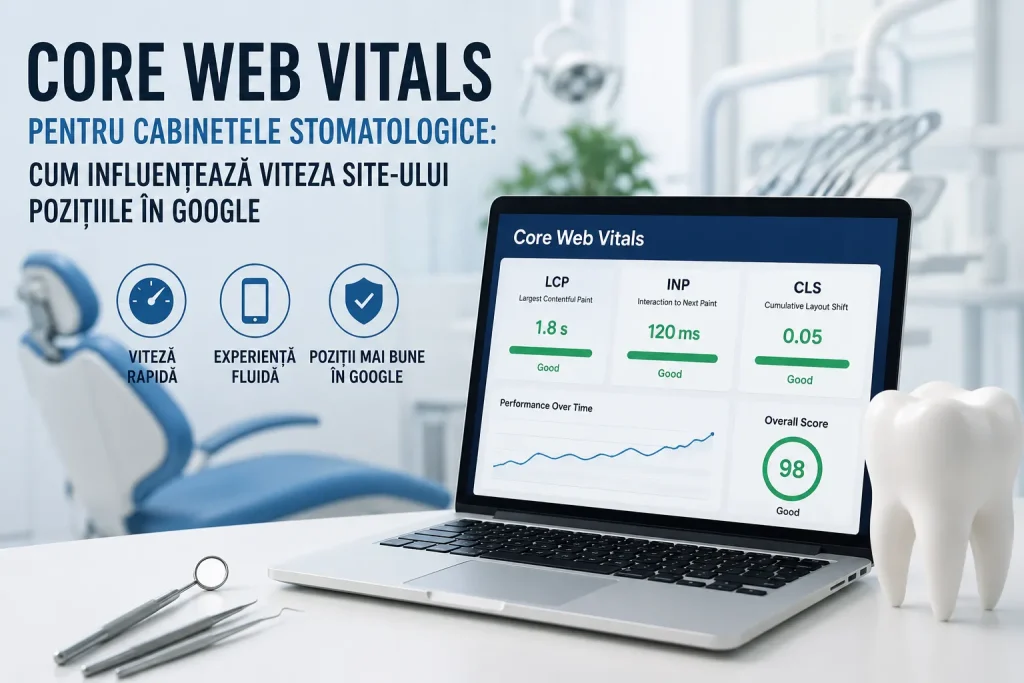Core Web Vitals pentru cabinetele stomatologice