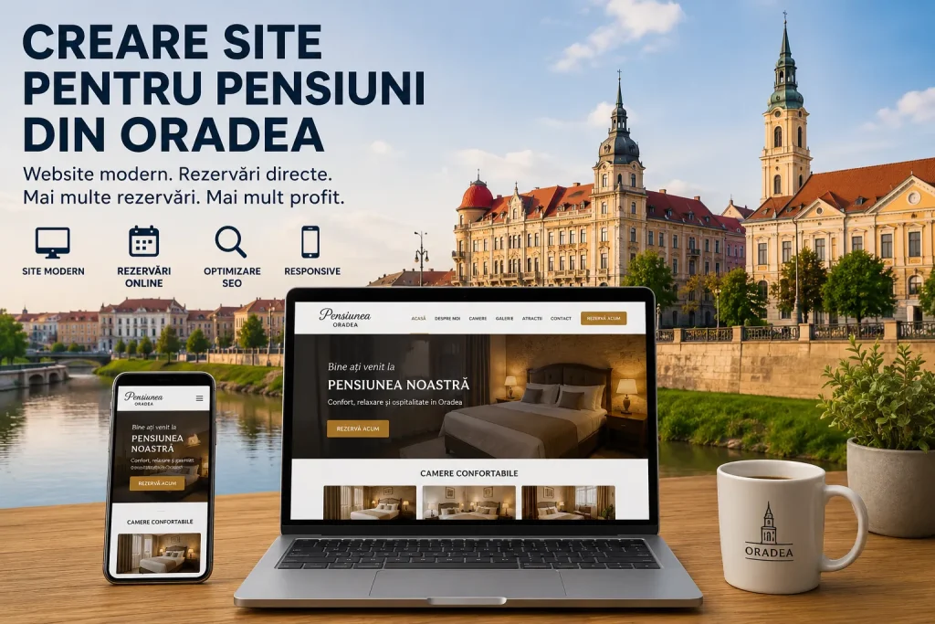 Creare site pentru pensiuni din Oradea