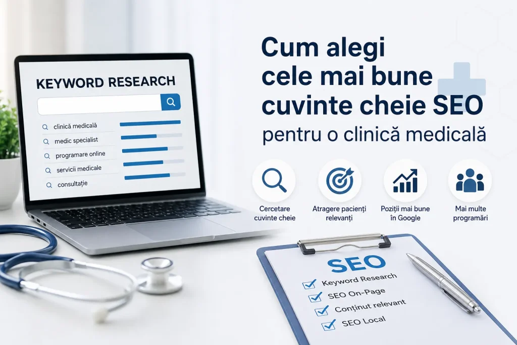 Cum alegi cele mai bune cuvinte cheie SEO pentru o clinică medicală