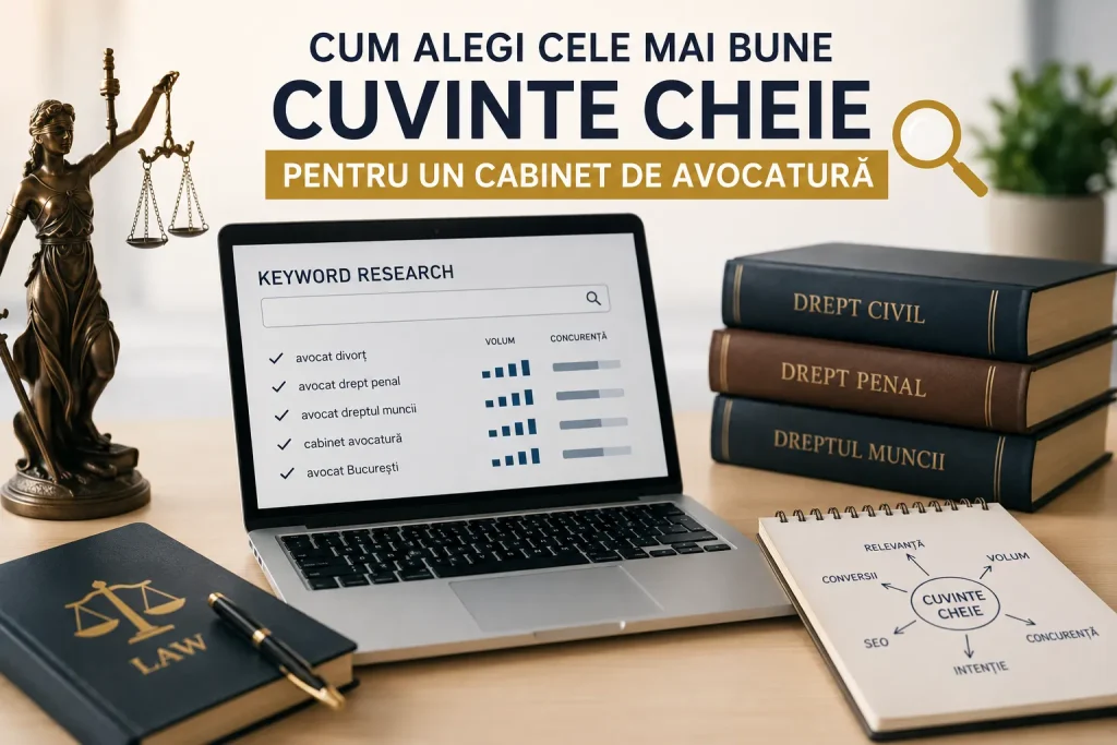 Cum alegi cele mai bune cuvinte cheie pentru un cabinet de avocatură