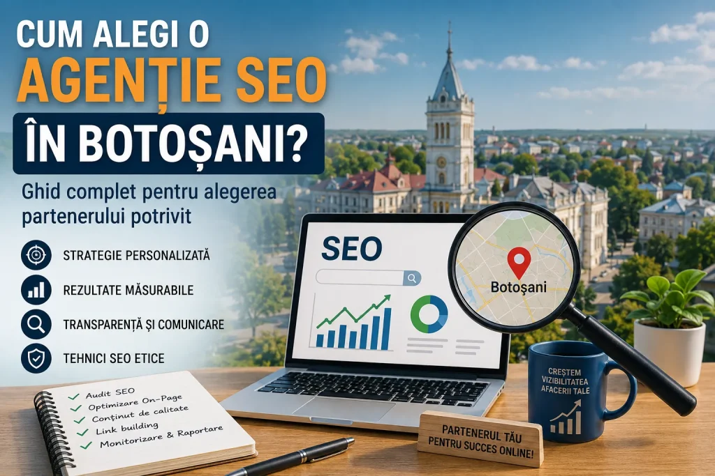 Cum alegi o agenție SEO în Botoșani