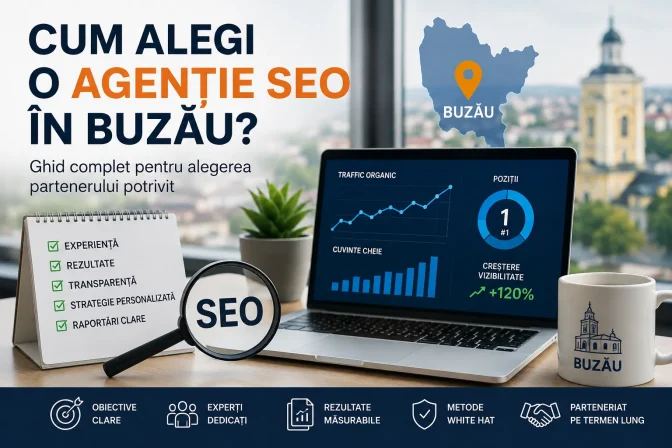 Cum alegi o agenție SEO în Buzău? Ghid complet pentru alegerea partenerului potrivit