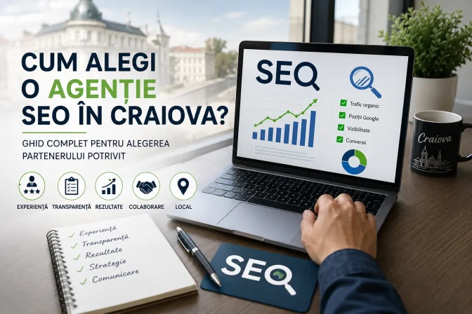 Cum alegi o agenție SEO în Craiova? Ghid complet pentru alegerea partenerului potrivit