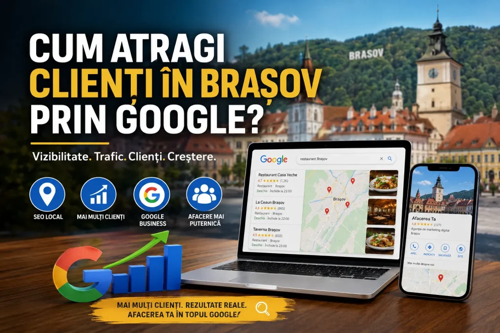 Cum atragi clienți în Brașov prin Google