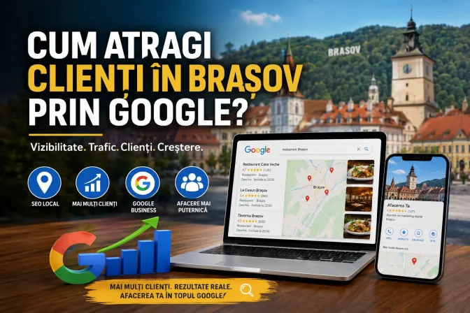 Cum atragi clienți în Brașov prin Google? Ghid complet pentru creșterea afacerii locale