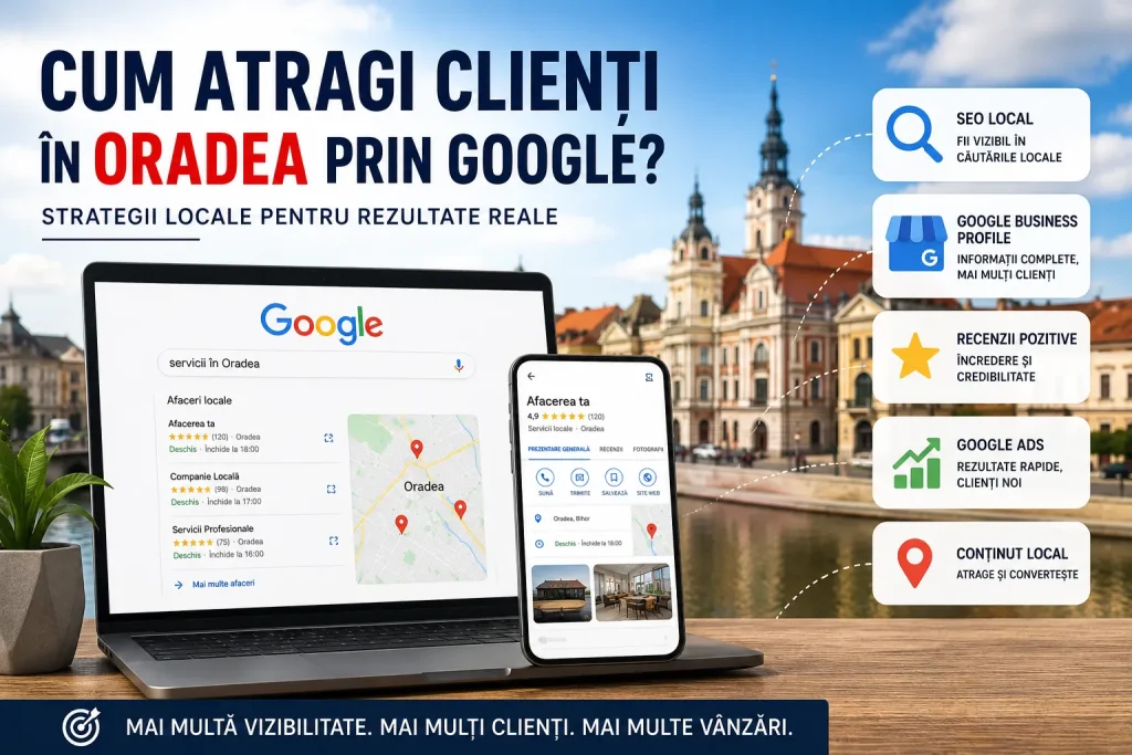Cum atragi clienți în Oradea prin Google