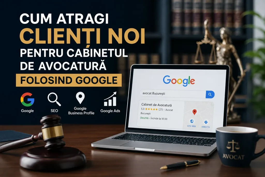Cum atragi clienți noi pentru cabinetul de avocatură folosind Google