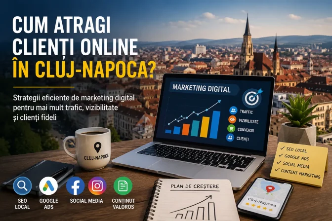 Cum atragi clienți online în Cluj-Napoca? Strategii eficiente pentru creșterea vizibilității și a vânzărilor