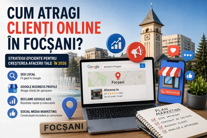Cum atragi clienți online în Focșani? Ghid complet pentru creșterea afacerii