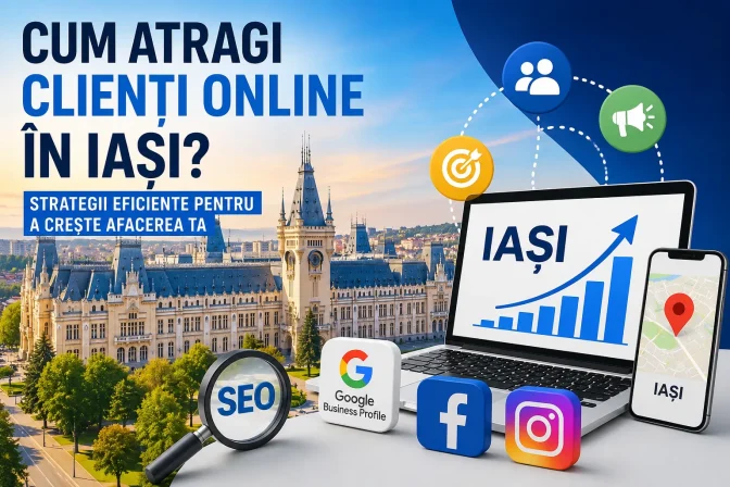 Cum atragi clienți online în Iași?