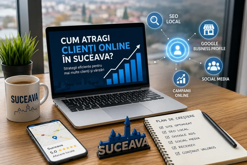 Cum atragi clienți online în Suceava