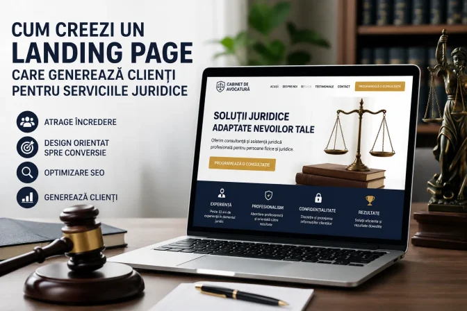 Cum creezi un Landing Page care generează clienți pentru serviciile juridice