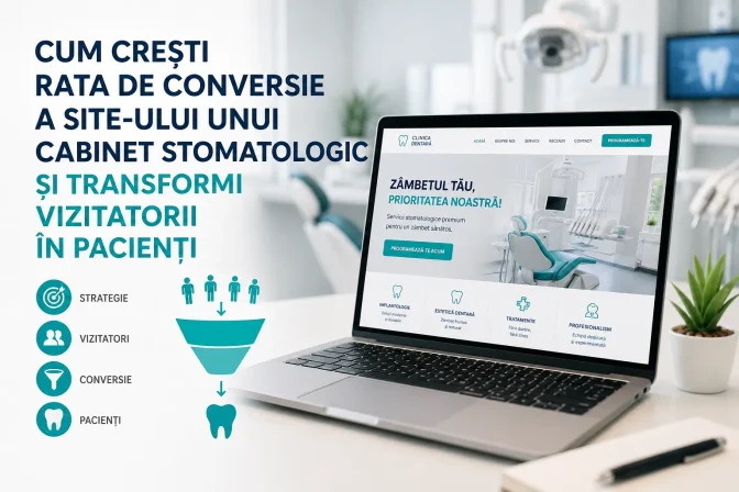 Cum crești rata de conversie a site-ului unui cabinet stomatologic și transformi vizitatorii în pacienți