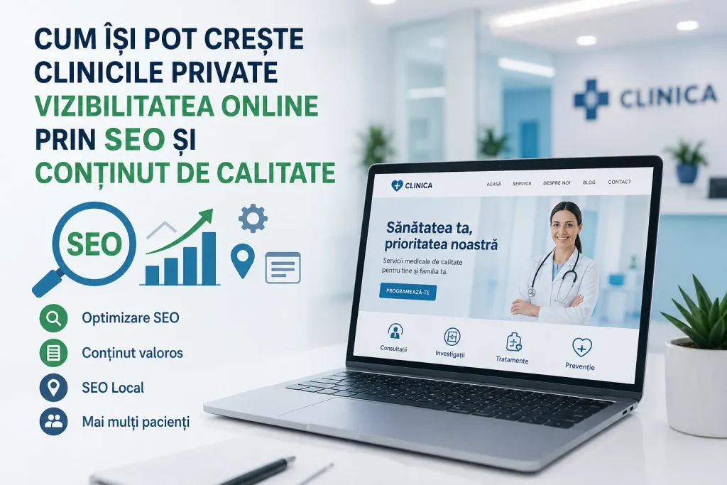 Cum își pot crește clinicile private vizibilitatea online prin SEO