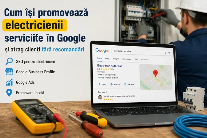 Cum își promovează electricienii serviciile în Google și atrag clienți fără recomandări – Ghid complet pentru mai multe solicitări și vizibilitate online