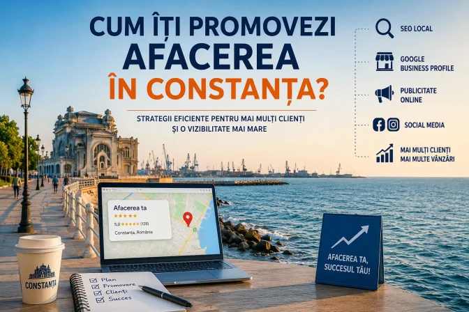 Cum îți promovezi afacerea în Constanța? Ghid complet pentru mai mulți clienți și o vizibilitate mai mare
