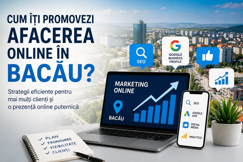 Cum îți promovezi afacerea online în Bacău