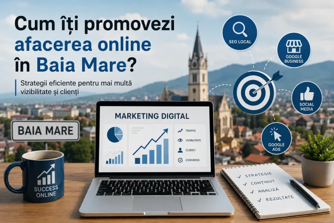 Cum îți promovezi afacerea online în Baia Mare? Ghid complet pentru creșterea vizibilității și atragerea clienților