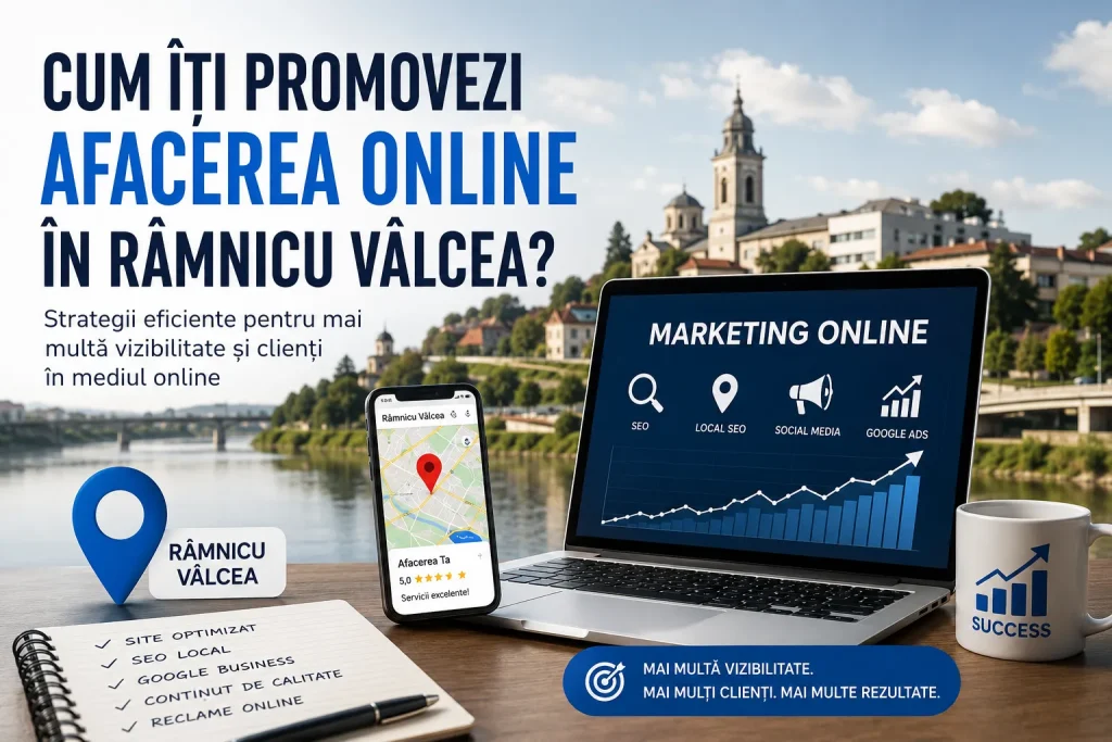 Cum îți promovezi afacerea online în Râmnicu Vâlcea