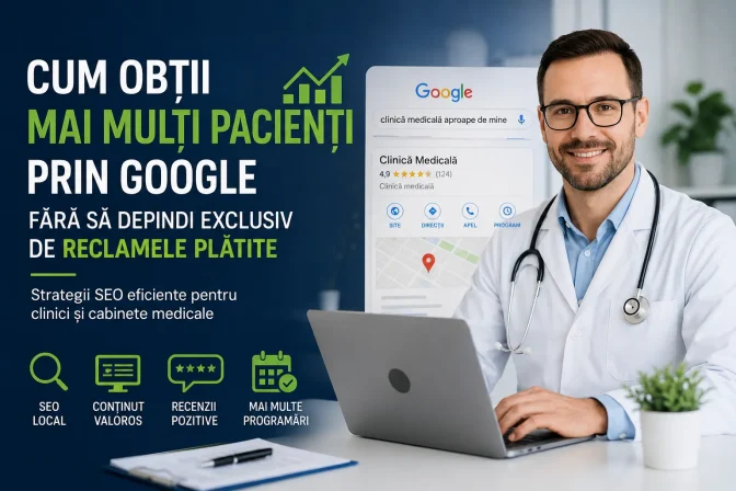 Cum obții mai mulți pacienți prin Google fără să depinzi exclusiv de reclamele plătite