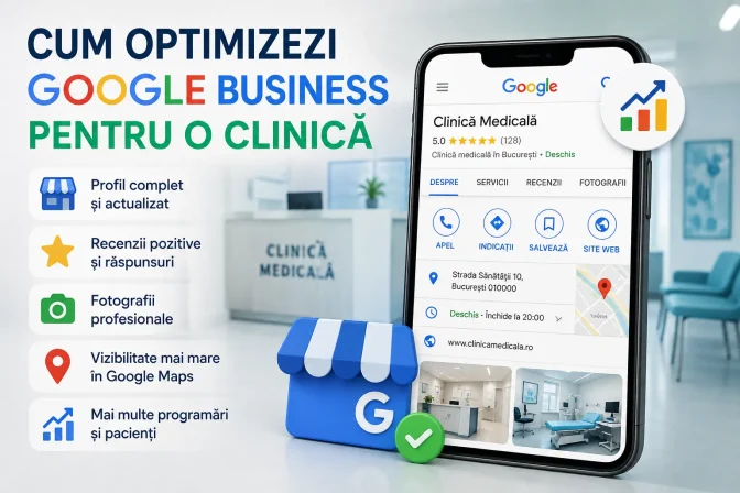 Cum optimizezi Google Business pentru o clinică – Ghid complet pentru mai multe programări și vizibilitate locală în Google