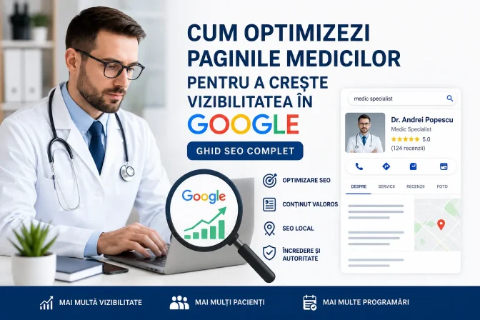 Cum optimizezi paginile medicilor pentru a crește vizibilitatea în Google – Ghid complet pentru SEO medical