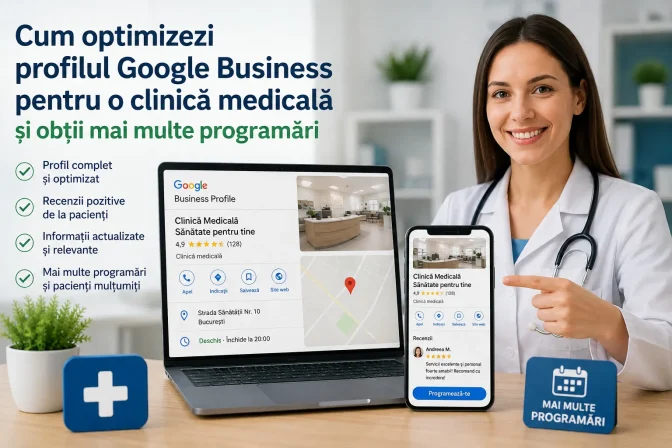 Cum optimizezi profilul Google Business pentru o clinică medicală și obții mai multe programări