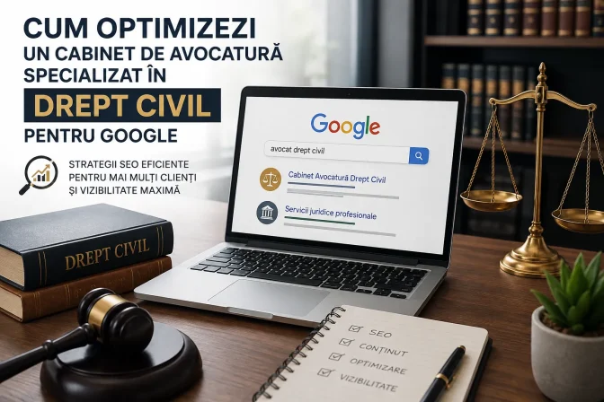 Cum optimizezi un cabinet de avocatură specializat în drept civil pentru Google – Ghid complet SEO pentru mai mulți clienți și vizibilitate maximă