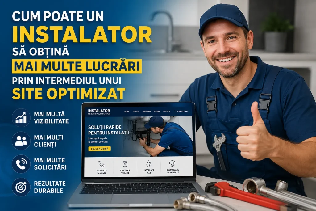 Cum poate un instalator să obțină mai multe lucrări prin intermediul unui site optimizat