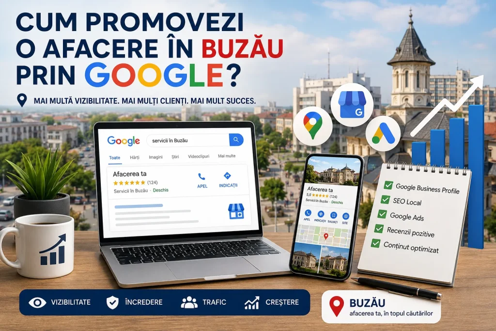 Cum promovezi o afacere în Buzău prin Google