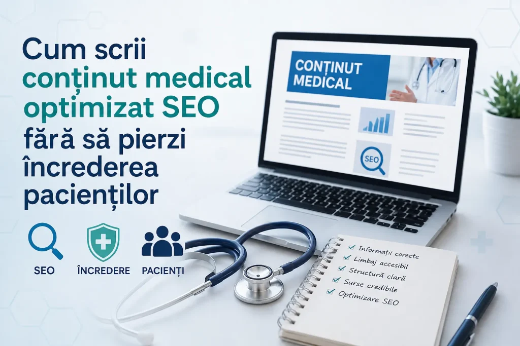 Cum scrii conținut medical optimizat SEO fără să pierzi încrederea pacienților