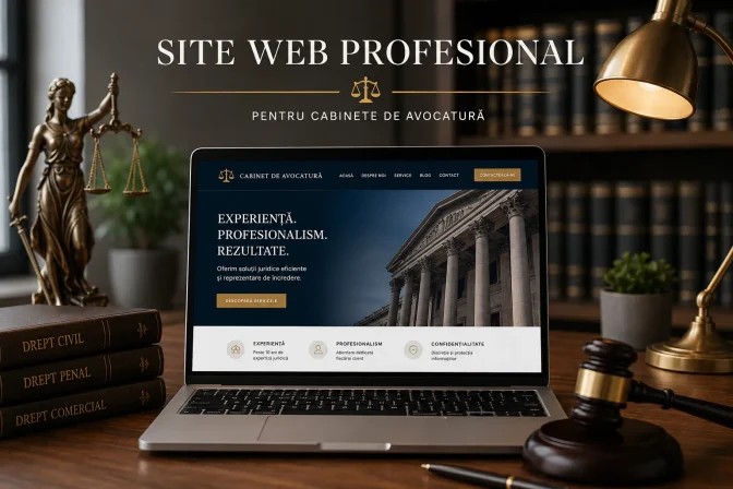Cum trebuie construit un site web profesional pentru un cabinet de avocatură