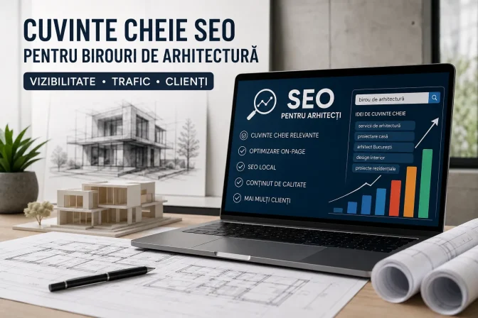 Cuvinte cheie SEO pentru birouri de arhitectură – strategie pentru promovarea unui cabinet de arhitectură