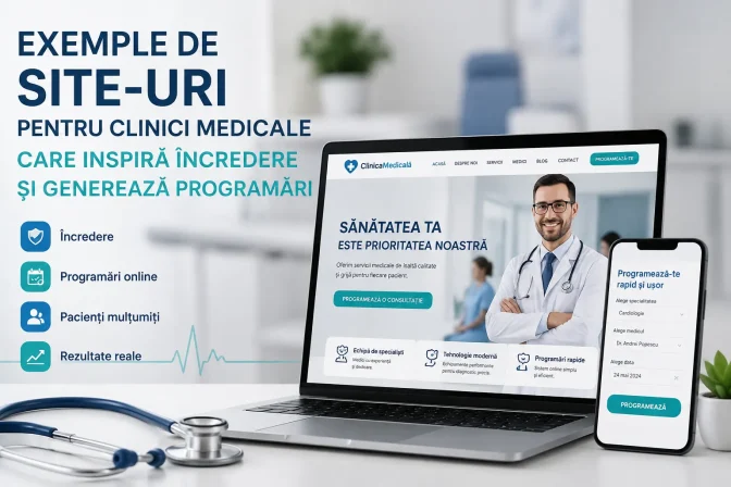 Exemple de site-uri pentru clinici medicale care inspiră încredere și generează programări – Ghid complet pentru o prezență online eficientă