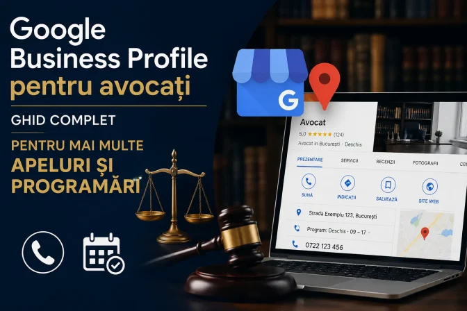 Google Business Profile pentru avocați: ghid complet pentru mai multe apeluri și programări