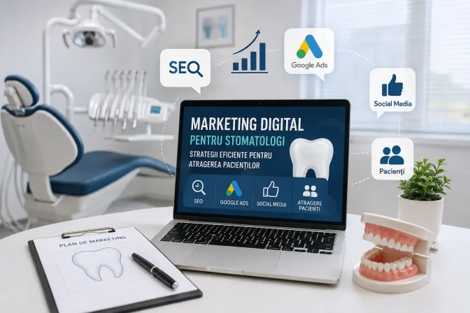 Marketing digital pentru stomatologi: strategii eficiente pentru atragerea pacienților și creșterea clinicii