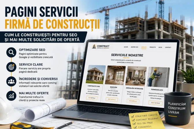 Pagini servicii firmă de construcții – Ghid SEO complet