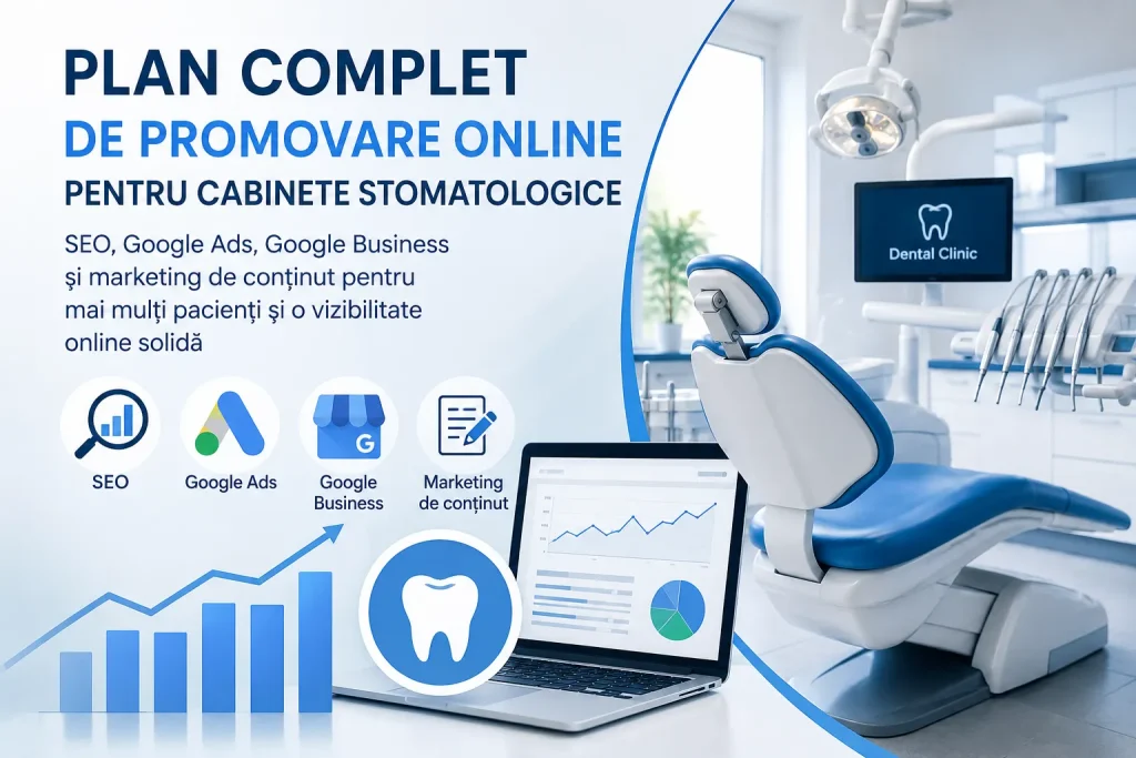 Plan complet de promovare online pentru cabinete stomatologice