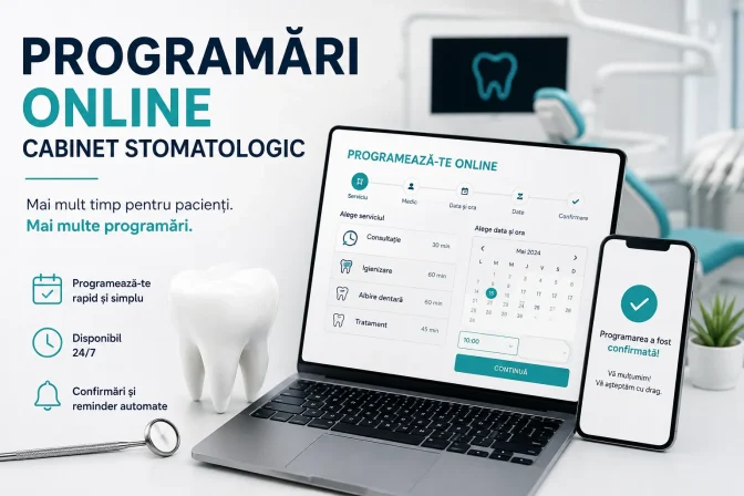 Programări online cabinet stomatologic: cum implementezi sistemul și de ce cresc conversiile