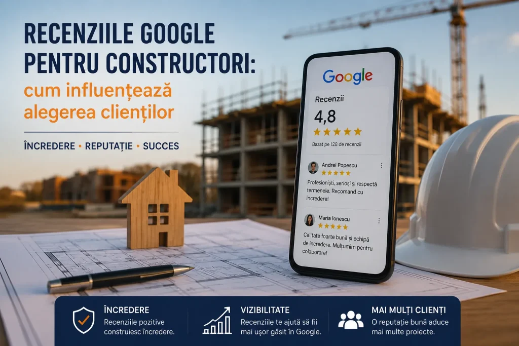 Recenziile Google pentru constructori