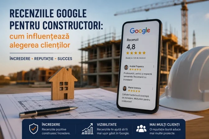 Recenziile Google pentru constructori: cum atrag mai mulți clienți