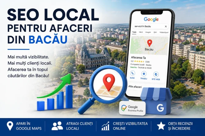 SEO Local pentru afaceri din Bacău – Ghid complet pentru creșterea vizibilității și atragerea clienților locali